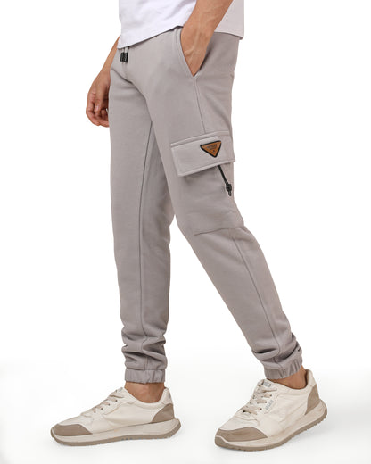 Baggy pant رمادي فاتح