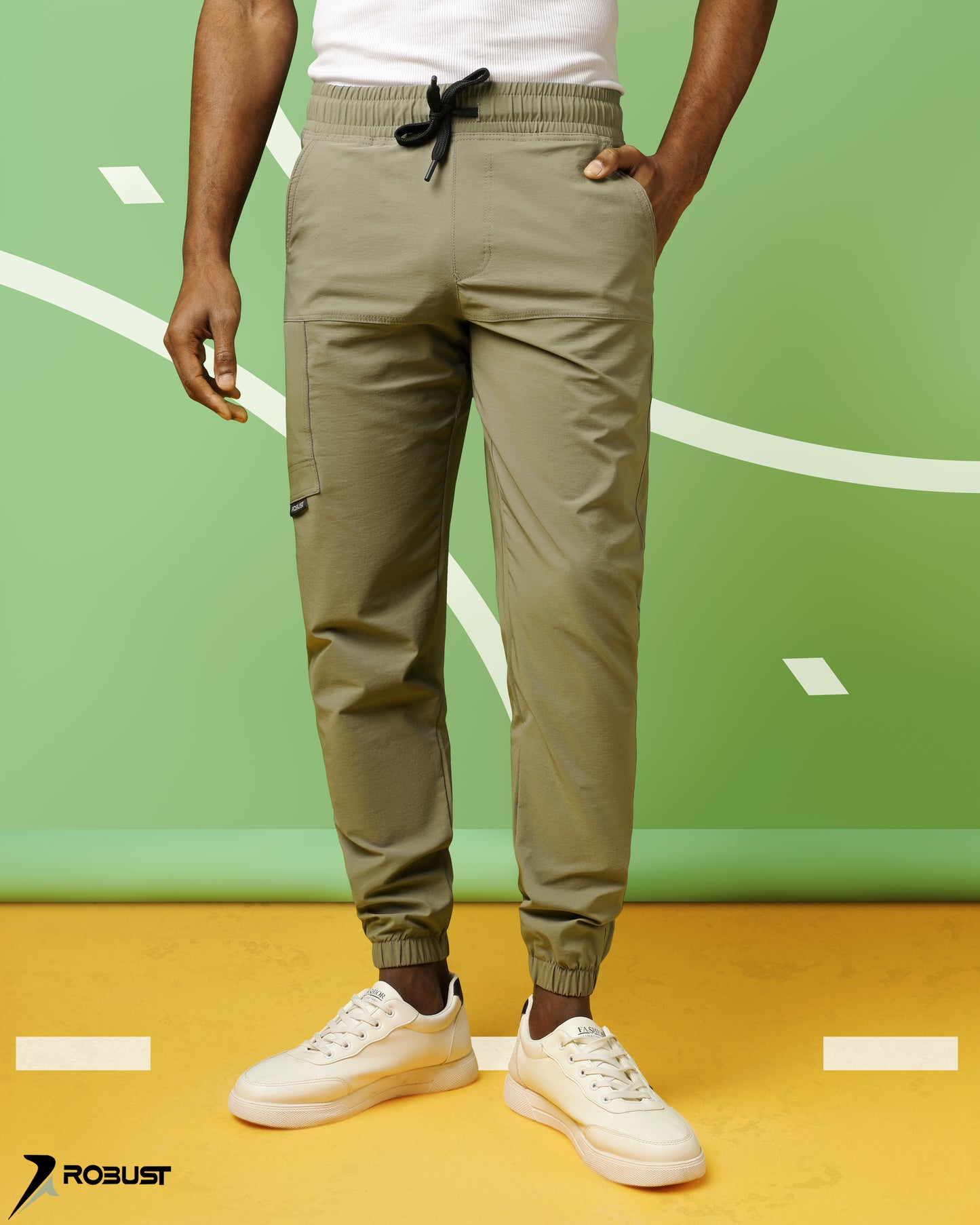 ROBUST Fit Sweatpants soft كموني