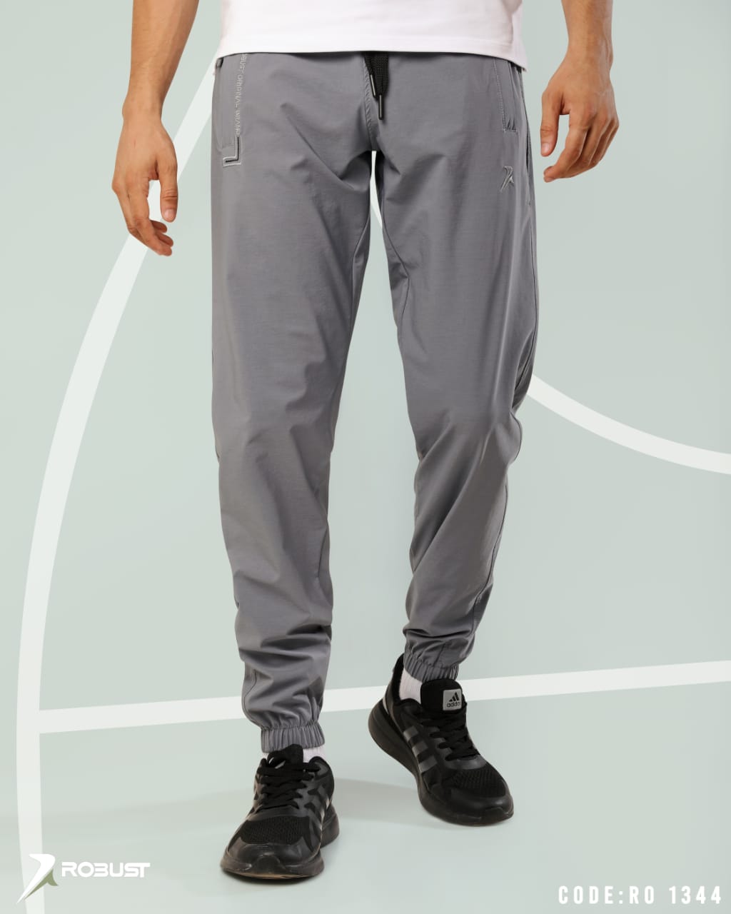 ROBUST Fit Sweatpants soft رمادي