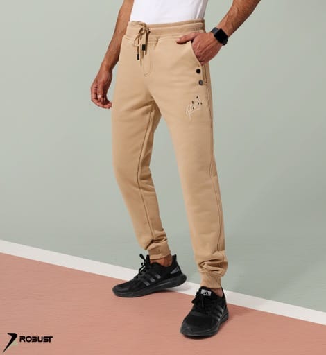 ROBUST Fit Sweatpants capsule   كافيه فاتح