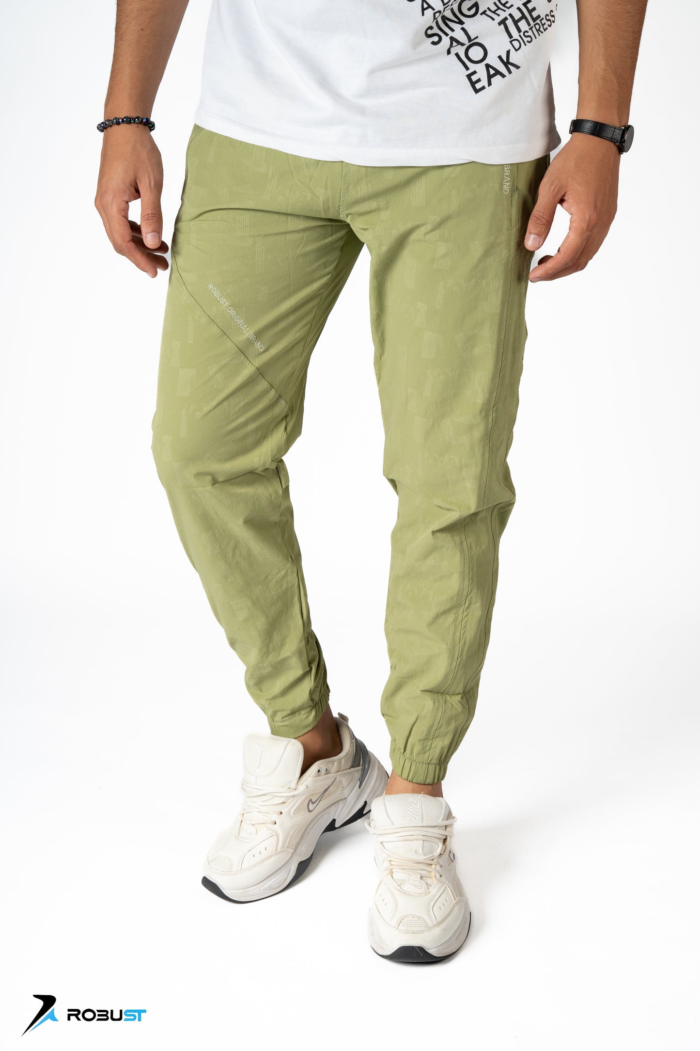 زيتي فاتح  ROBUST Fit Sweatpants soft