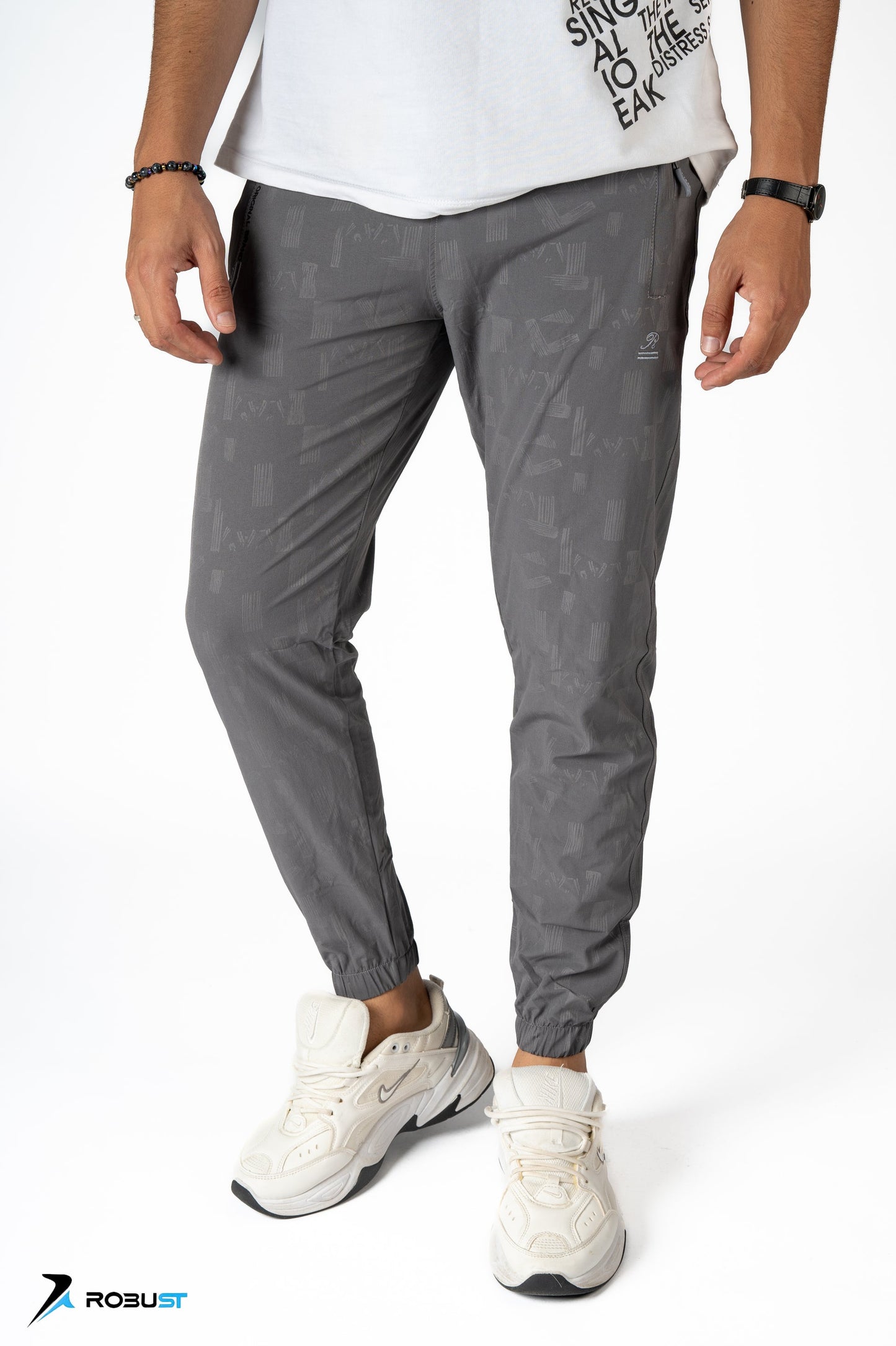 ROBUST Fit Sweatpants soft رمادي فاتح